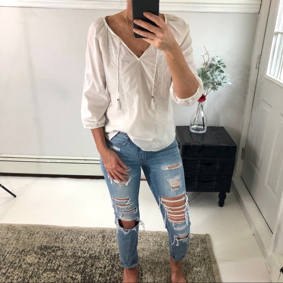 Express Tops - EXPRESS blouse Sz  Xs WHITE